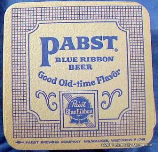 Pabst Blue Ribbon Beer Coasters 24 New Vintage
