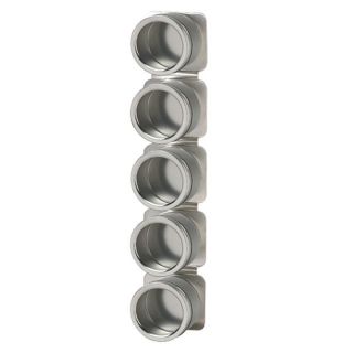 Kamenstein 5 Tin Can Magnetic Spice Rack