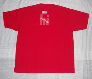 New Red XL Hawaii Hi Grid T Shirt w Hawaiian Islands