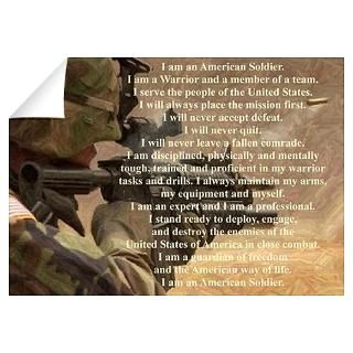 Wall Art  Wall Decals  Warrior, Soldiers Creed