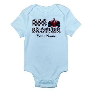 Baby Gifts  Baby Baby Clothing  Big Brother Race Car Infant