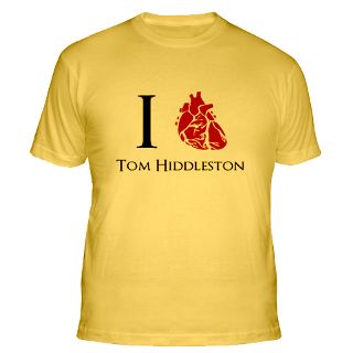 Love Tom Hiddleston T Shirts  I Love Tom Hiddleston Shirts & Tees
