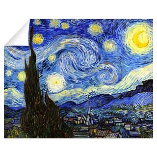 Wall Art  Wall Decals  Van Gogh   Starry Night Wall