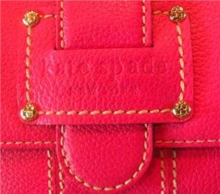 Kate Spade Fuschia Leather Melinda Bellmeade Wallet