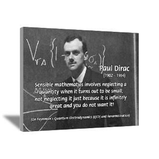 Paul Dirac Quantum Theory Poster