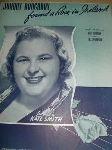 Sheet Music  4 Pieces of Kate Smiths songs from l930s & 40s  Great