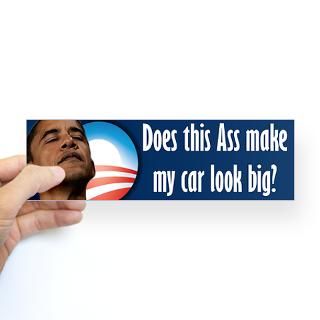 Bumper Stickers  Obama Ass 2012 Sticker (Bumper