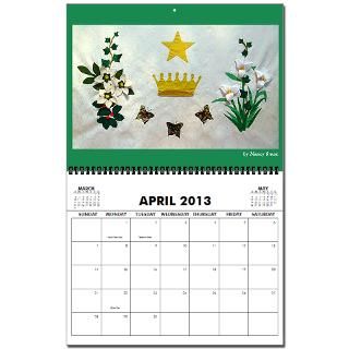 Quilted Altar Cloth 2013 Wall Calendar by firstpresquilts