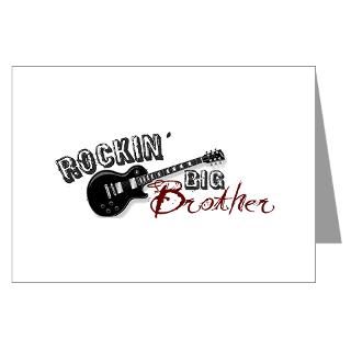 Greeting Cards > Rockin Big Brother (2009) Greeting Cards (Pk of 10