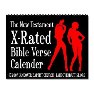 2009 Gifts  2009 Home Office  X Rated Bible Verse Calendar