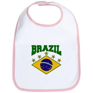 Brasil Gifts > Brasil Baby Bibs > Brazil Soccer Flag 2010 Bib