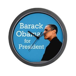 Barack Obama for President Wall Clock  Barack Obama 2008 Campaign