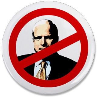 Stop John McCain 2008 3.5 Button