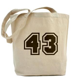 43 Gifts  43 Bags  Number 43 Tote Bag