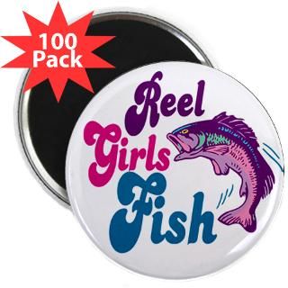 Reel Girls Fish 2.25 Magnet (100 pack)  Reel Girls Fish  TG