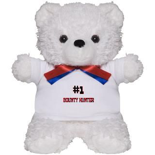 Number 1 BOUNTY HUNTER Teddy Bear for $18.00
