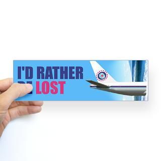 rather be lost sticker bumper $ 4 25
