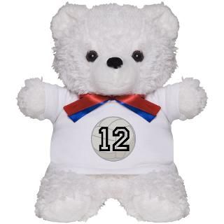 Volleyball Player Number 12 Teddy Bear for $18.00