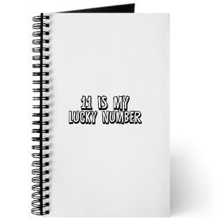 11 is my lucky number Journal for $12.50