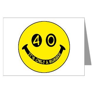 40th birthday smiley face. 40, its only a number! : Winkys t shirts