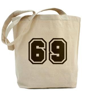 69 Gifts  69 Bags  Number 69 Tote Bag