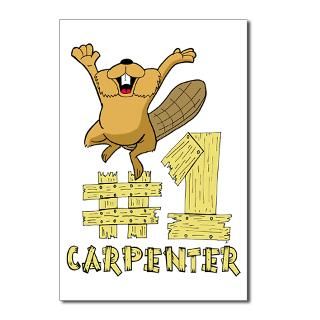 Number One Carpenter Postcards (Package of 8) for $9.50
