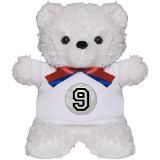 Volleyball Player Number 9 Teddy Bear for $18.00