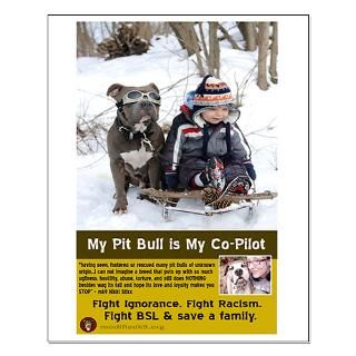 My Pit Bull is My Co Pilot Sm Poster  Posters  Modified k9 Merch