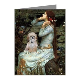  Dog Art Note Cards  Ophelia/Shih Tzu (P) Note Cards (Pk of 10