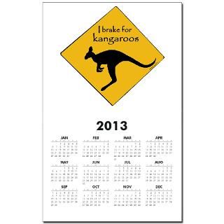 Brake for Kangaroos Calendar Print  I Brake for Kangaroos