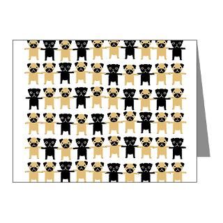 Gifts  Chinese Pug Note Cards  StringOPugs Note Cards (Pk of 10