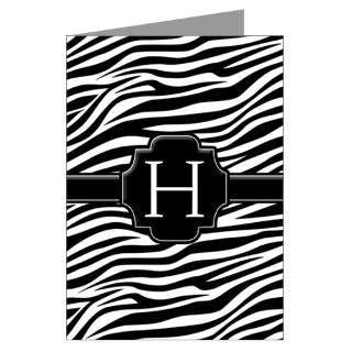 Greeting Cards > Monogram Letter H Gifts Greeting Cards (Pk of 10