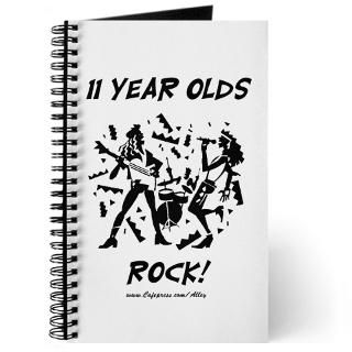11 Gifts  11 Journals  11 Year Olds Rock Journal