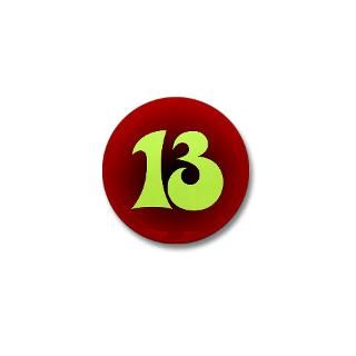 Lucky 13 Mini Button of Luckiness