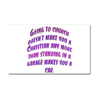 Gifts  Bible Car Accessories  Going to Church Car Magnet 20 x 12
