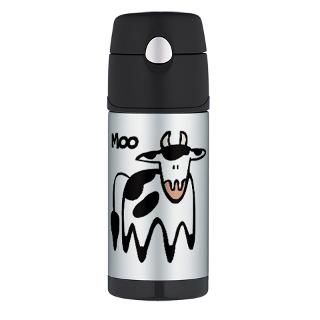 Cow Gifts > Cow Drinkware > Moo Cow Thermos Bottle (12 oz)