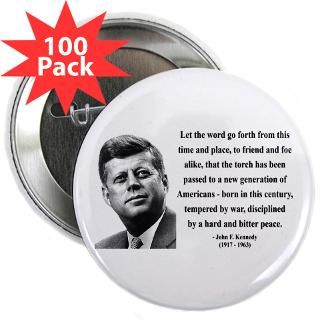 John F. Kennedy 15 2.25 Button (100 pack) for $200.00