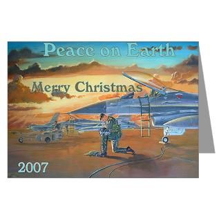 Prayer on the Tarmac 17 Greeting Cards (Package of