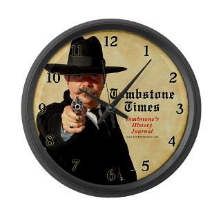 Tombstone Times Large 17 Wall Clock for $40.00