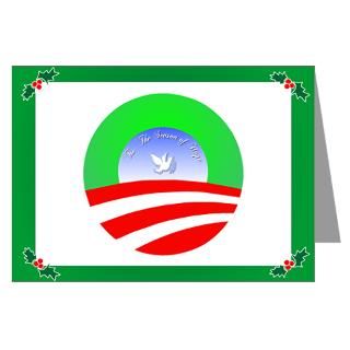 Greeting Cards  Obama Holiday Christmas Cards (Pk of 20