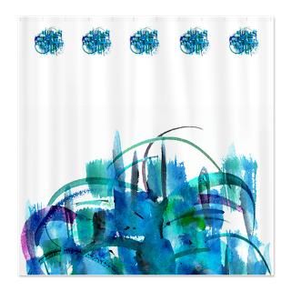 Atom Sea #19 Shower Curtain