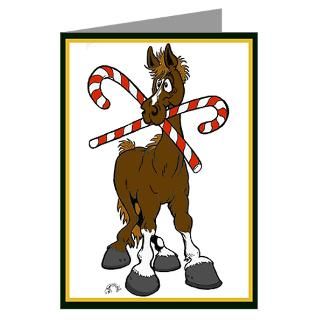 Canes Greeting Cards  What Christmas Horse Greeting Cards (Pk of 20