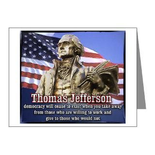 Government Note Cards > Thomas Jefferson quotes Note Cards (Pk of 20