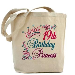 Happy Birthday Tiara Bags & Totes  Personalized Happy Birthday Tiara