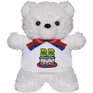 22 Gifts > 22 Teddy Bears > 22 Year Old Birthday Cake Teddy Bear