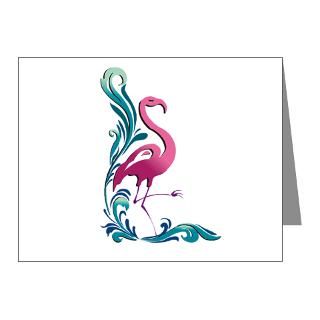 Gifts  Animals Note Cards  Flamingo Motif Note Cards (Pk of 20