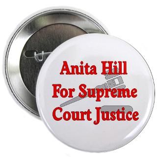 Anita Hill Buttons  Anita HIll For Supreme Court 2.25 Button