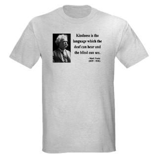 Author T shirts  Mark Twain 31 Light T Shirt