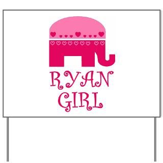 Ryan Girl.png Yard Sign for $20.00