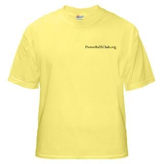 Proverbs 31 Club Yellow T Shirt